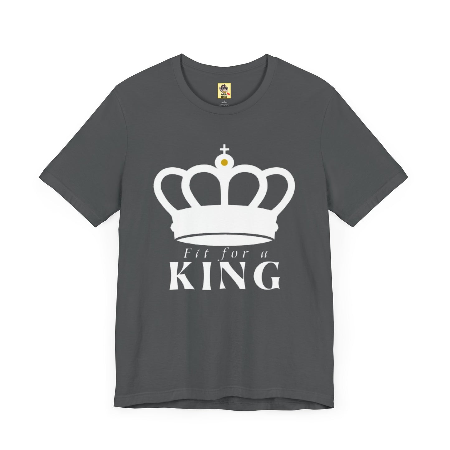 Fit for a King Unisex Jersey Tee - Stylish Crown Graphic Shirt
