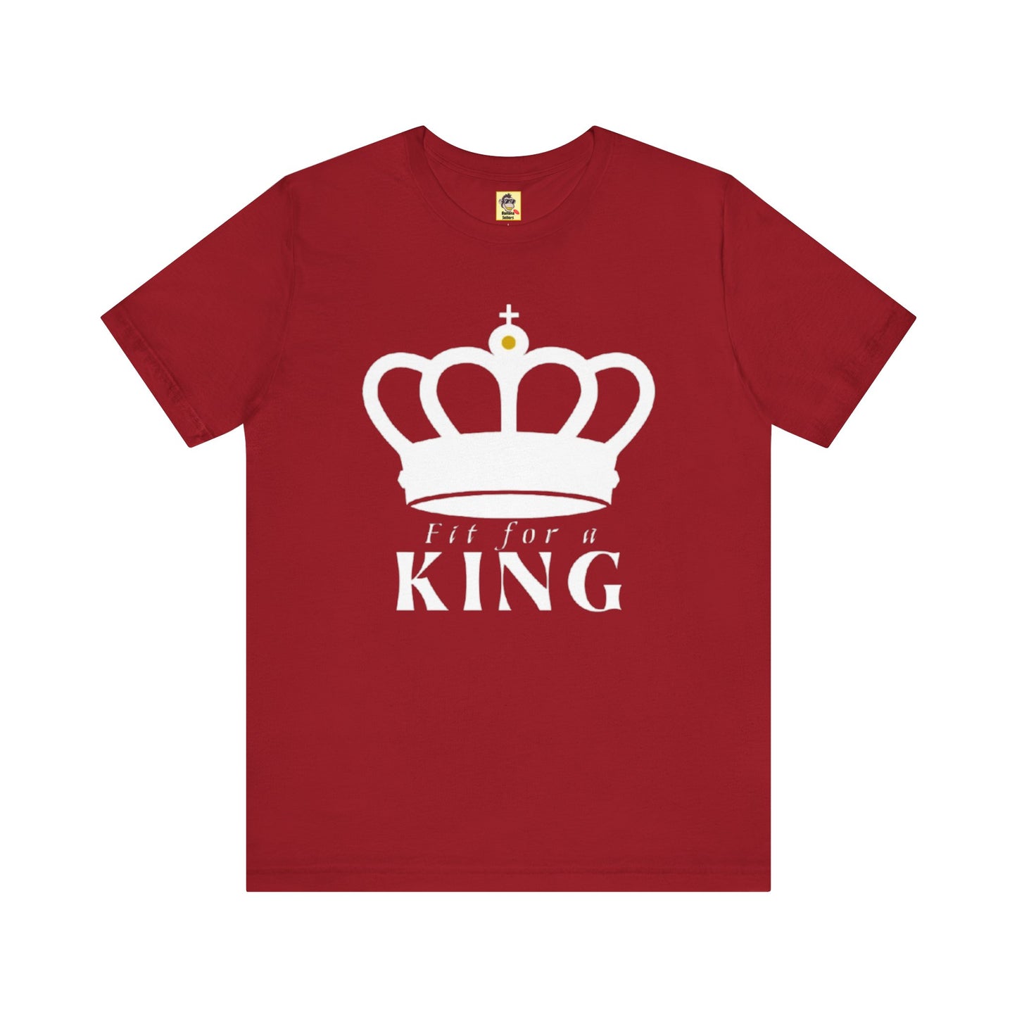 Fit for a King Unisex Jersey Tee - Stylish Crown Graphic Shirt