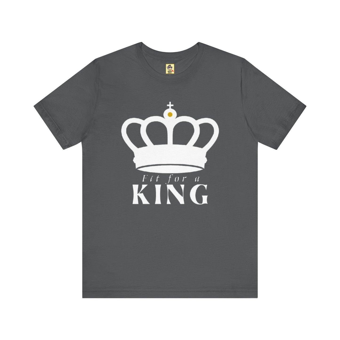 Fit for a King Unisex Jersey Tee - Stylish Crown Graphic Shirt