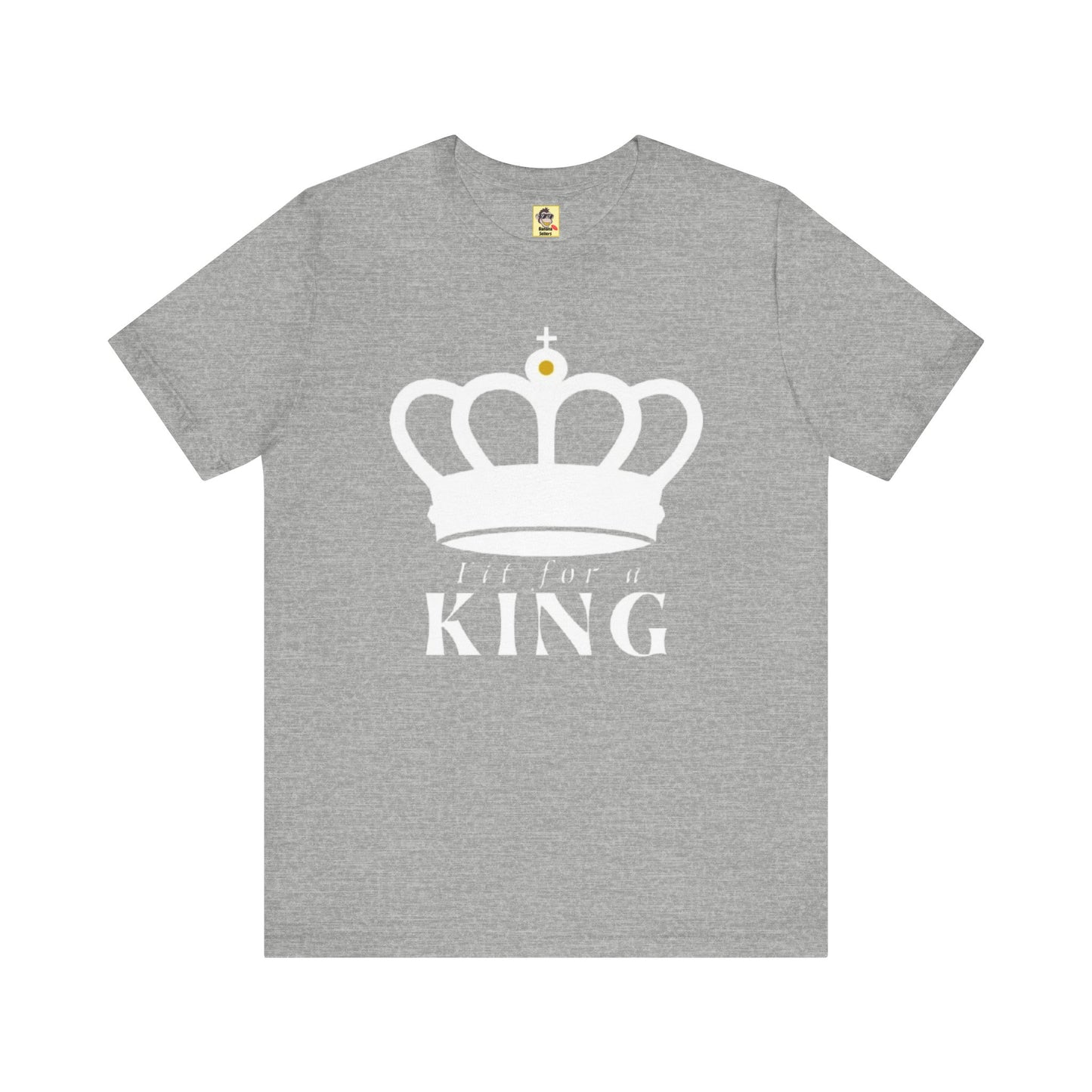 Fit for a King Unisex Jersey Tee - Stylish Crown Graphic Shirt