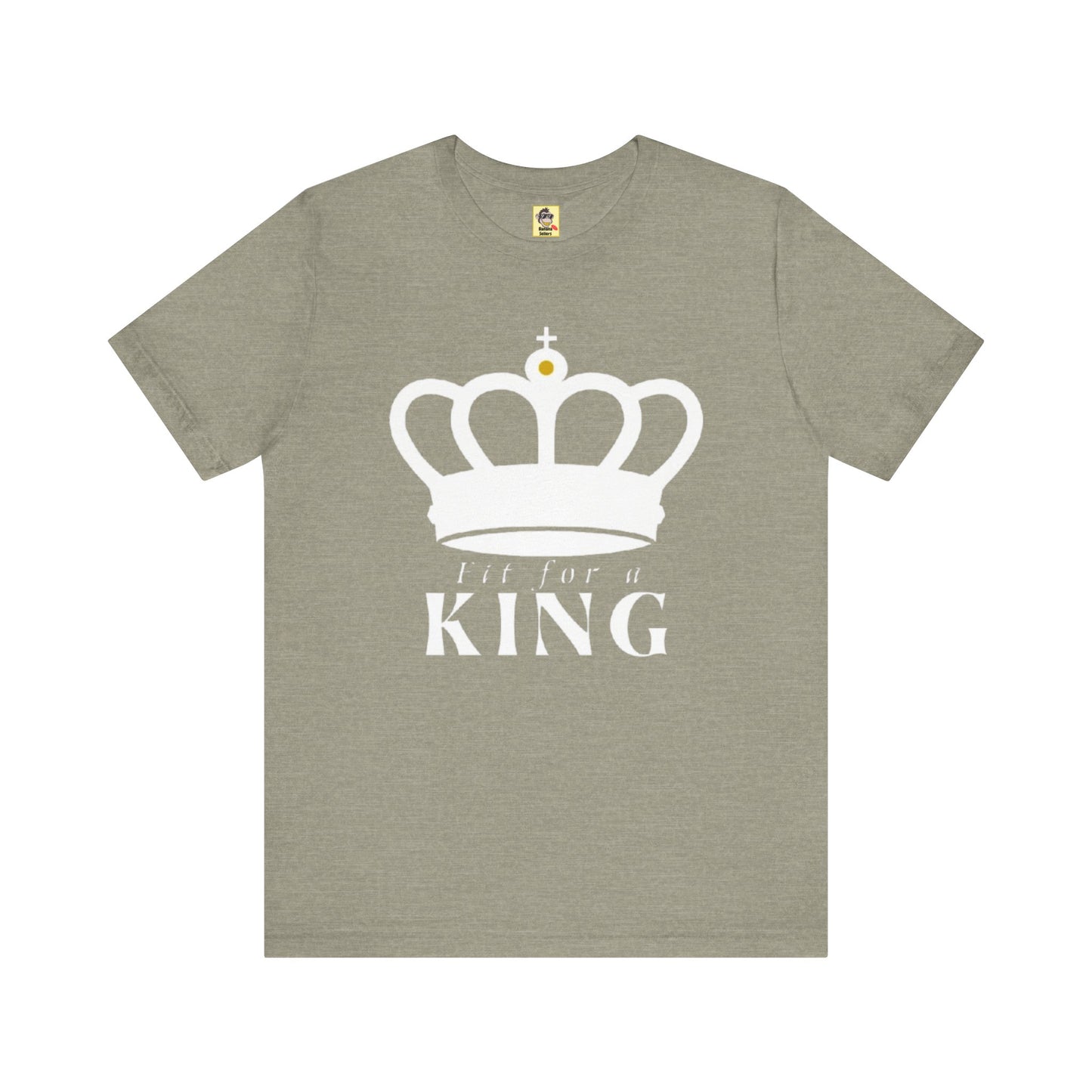 Fit for a King Unisex Jersey Tee - Stylish Crown Graphic Shirt