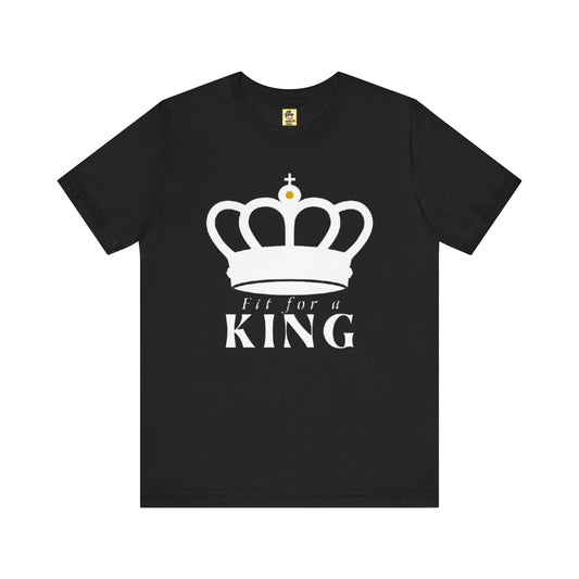 Fit for a King Unisex Jersey Tee - Stylish Crown Graphic Shirt